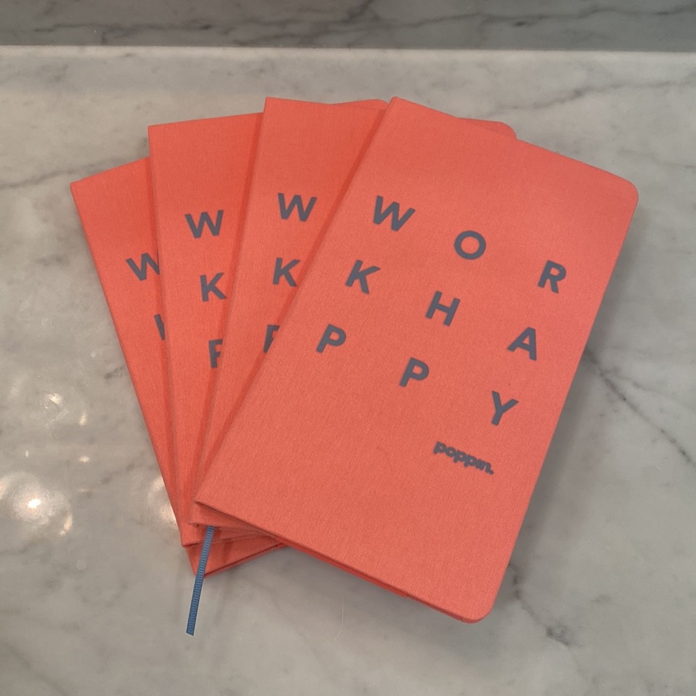 NWT Poppin Pink Hard Cover Journals (4)